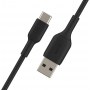 Belkin | USB-C cable | Male | 4 pin USB Type A | Male | Black | 24 pin USB-C | 2 m - 5